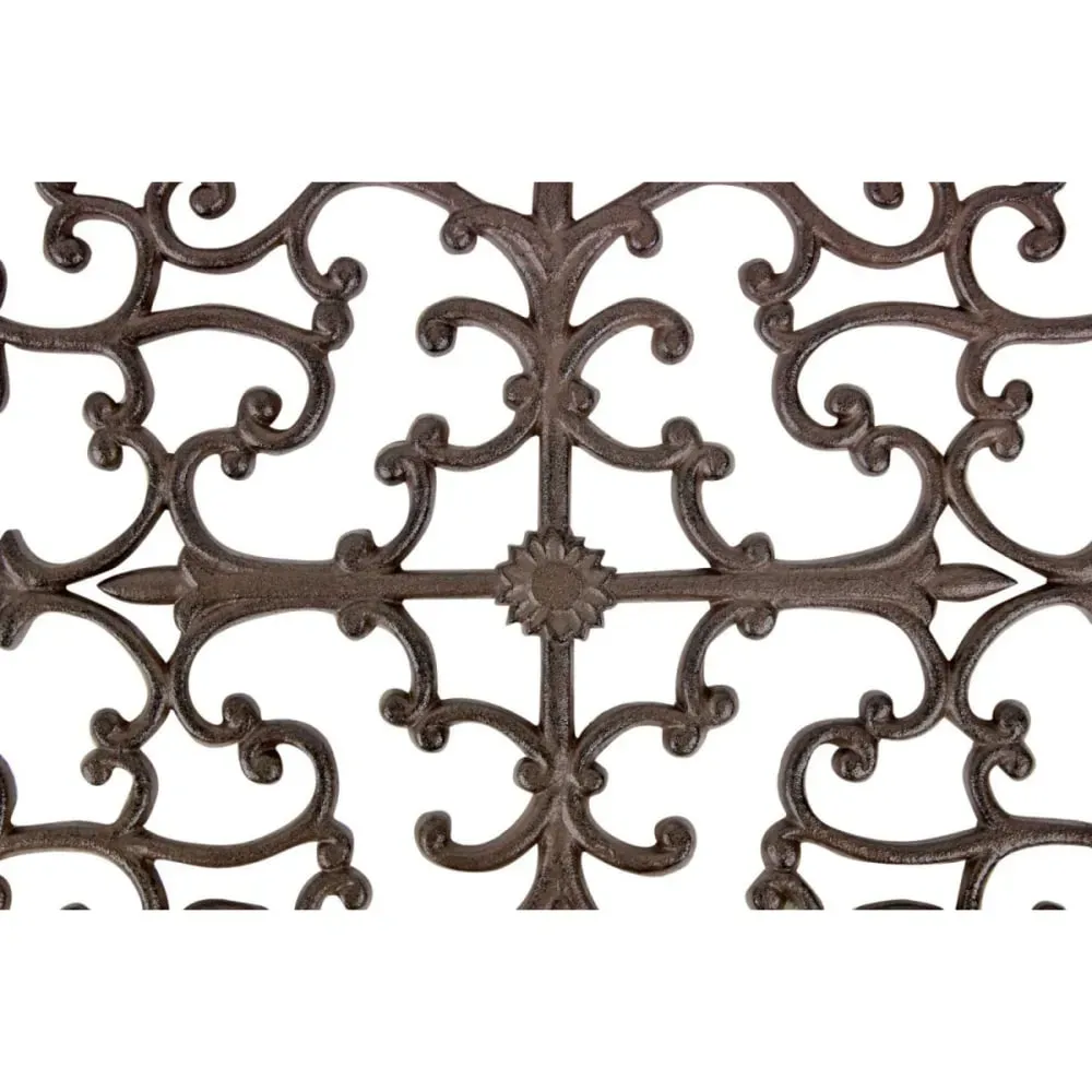 Illustration numéro 3 du produit Paillasson rectangulaire fonte marron