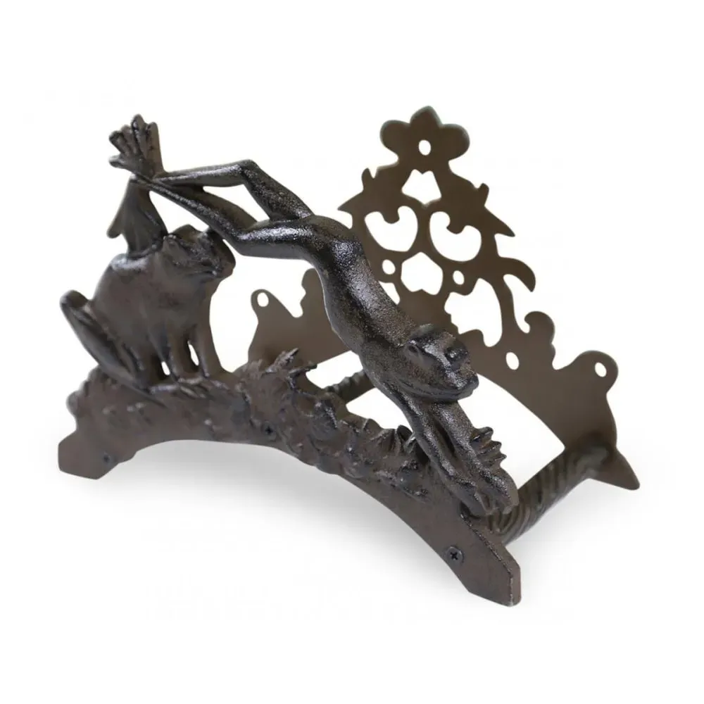 Illustration numéro 3 du produit Support tuyau arrosage fonte marron