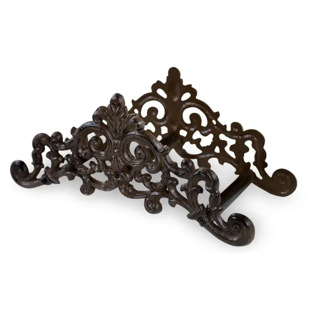 Illustration numéro 3 du produit Support tuyau arrosage fonte marron