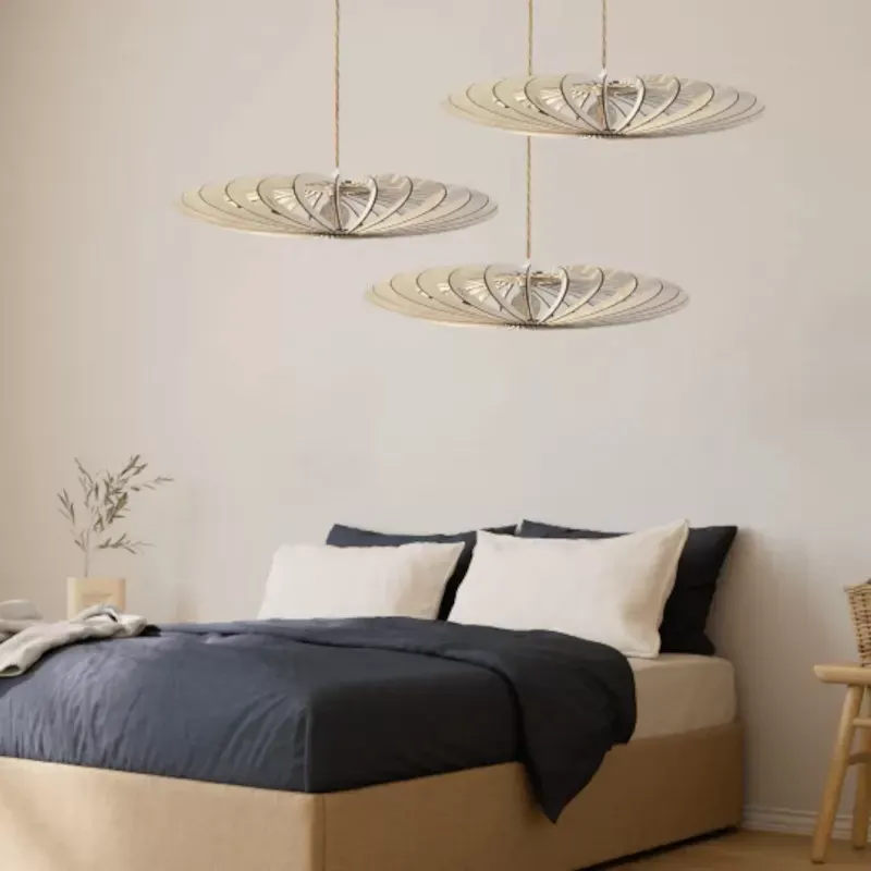 Illustration numéro 3 du produit Suspension bois fsc diamètre 85cm bois