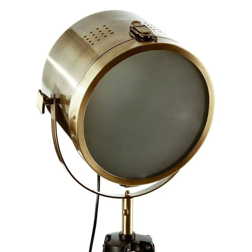 Illustration numéro 3 du produit Lampadaire industriel métal et bois EBOR H150cm