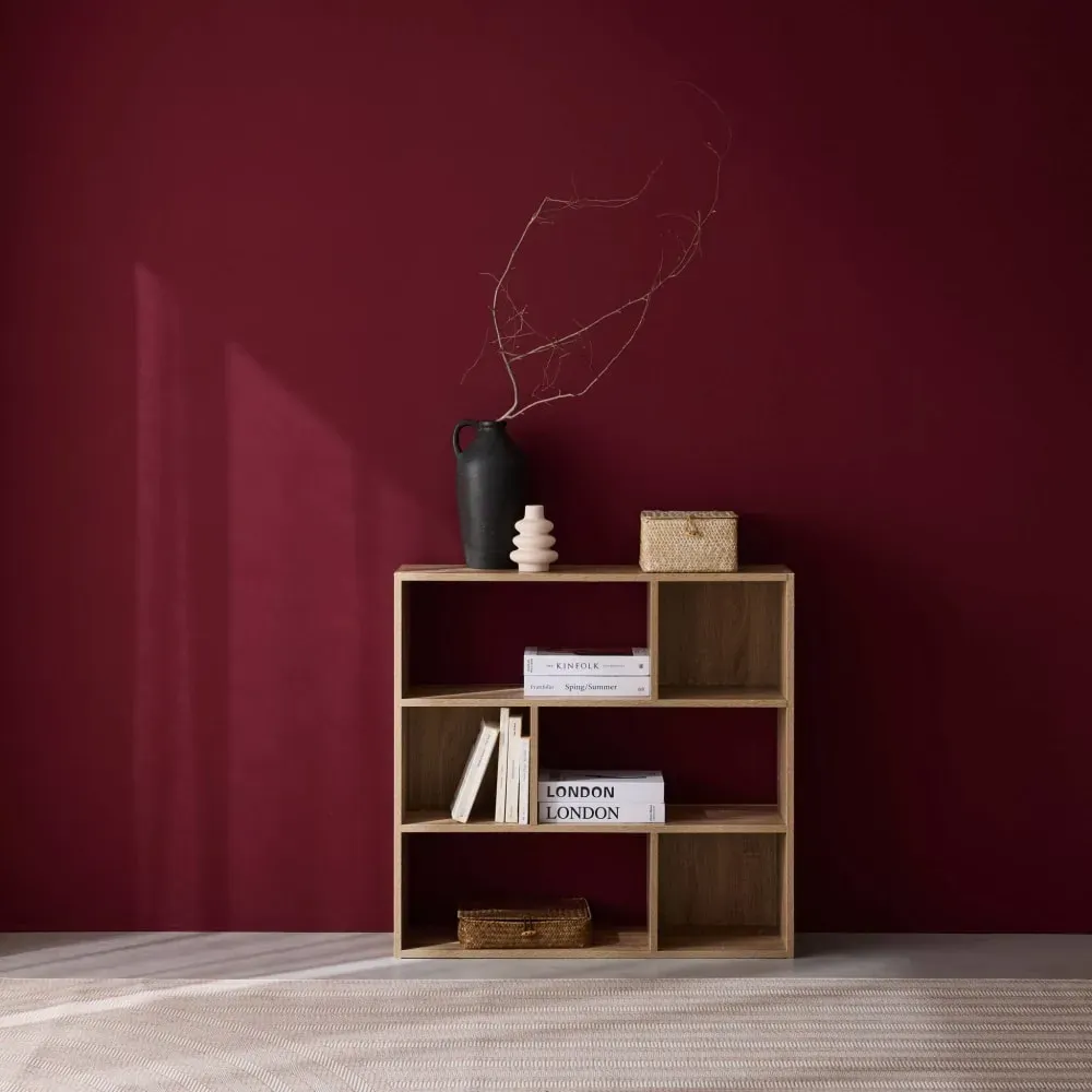 Illustration numéro 3 du produit Etagère bibliothèque naturelle 3 étagères