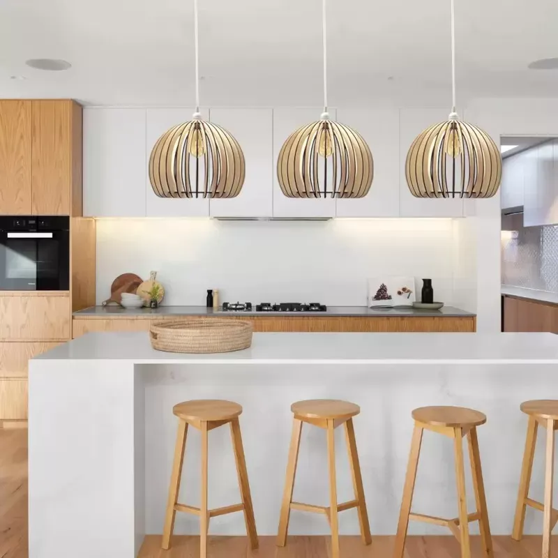 Illustration numéro 3 du produit Suspension bois naturel