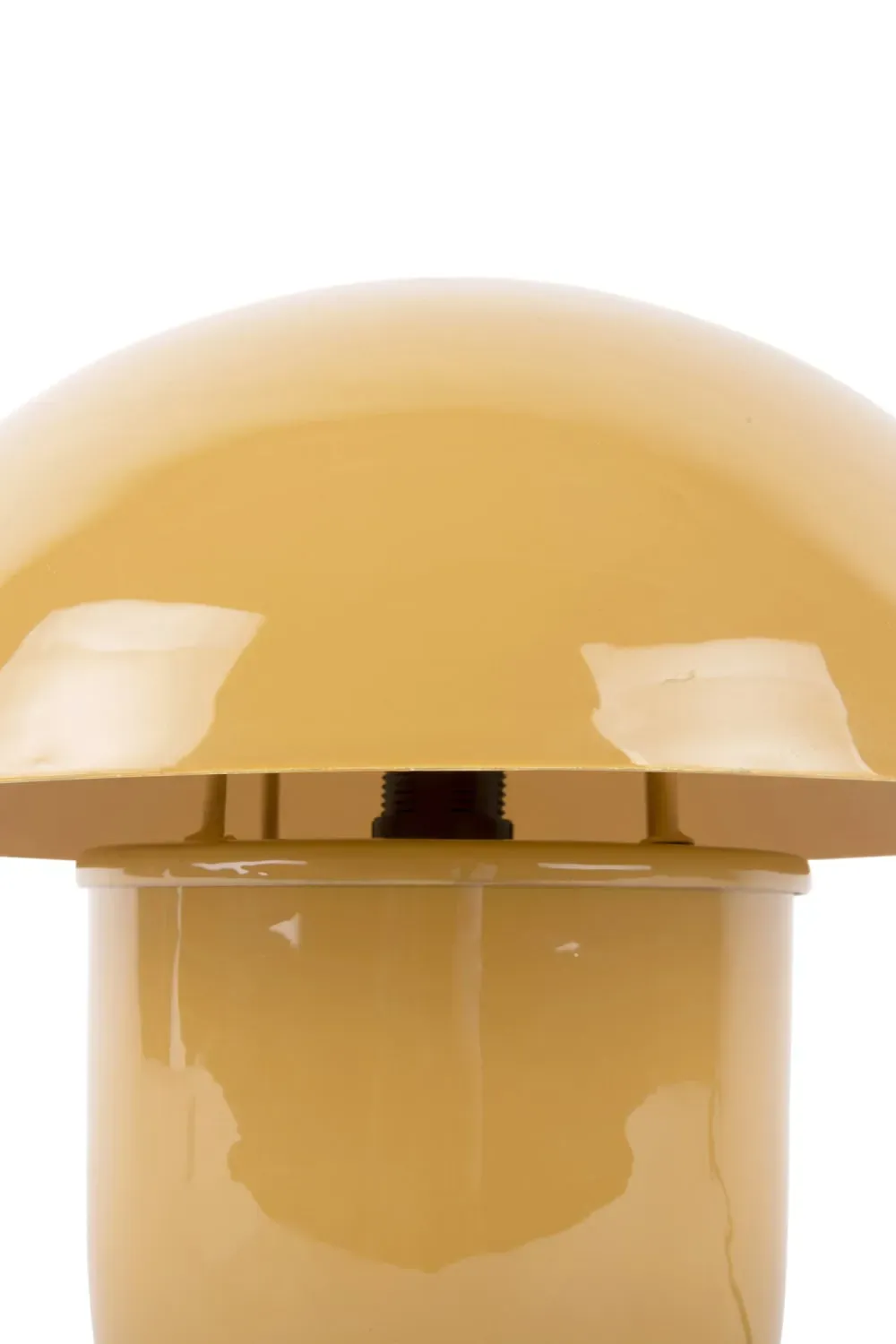 Illustration numéro 3 du produit Lampe de Table fer jaune 29x29x25cm