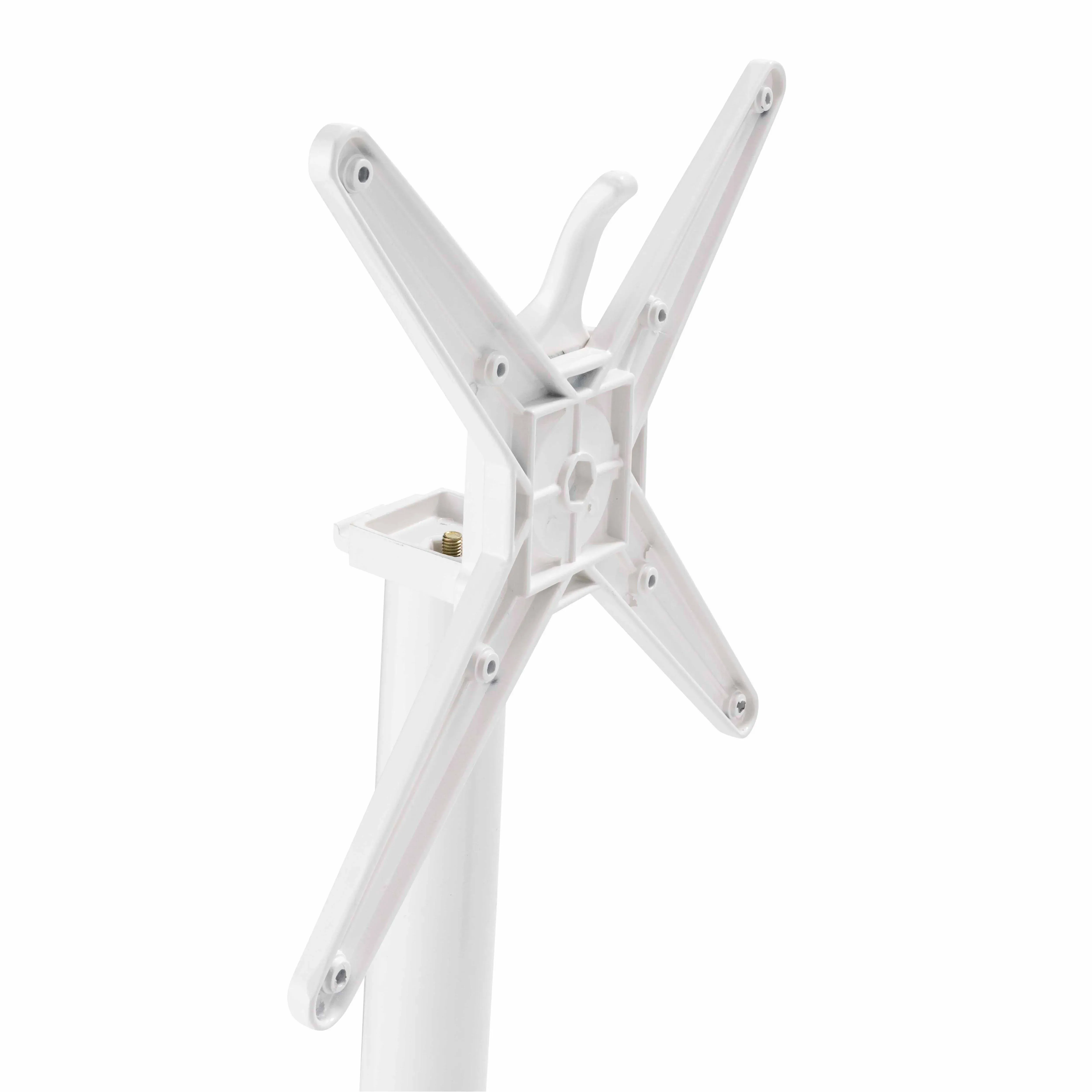 Illustration numéro 3 du produit Pied de table avec système inclinable en aluminium blanc Klipo