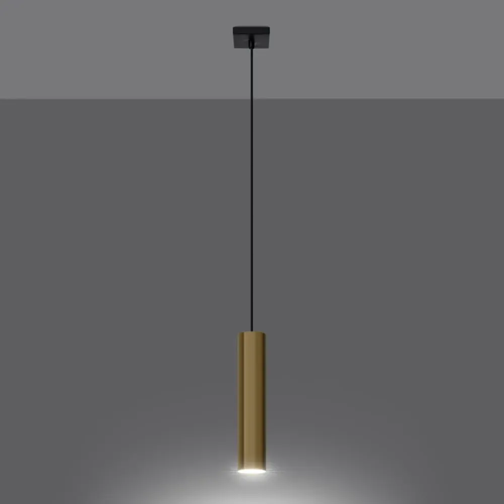 Illustration numéro 3 du produit Lampe suspendue acier éclat H 36 cm