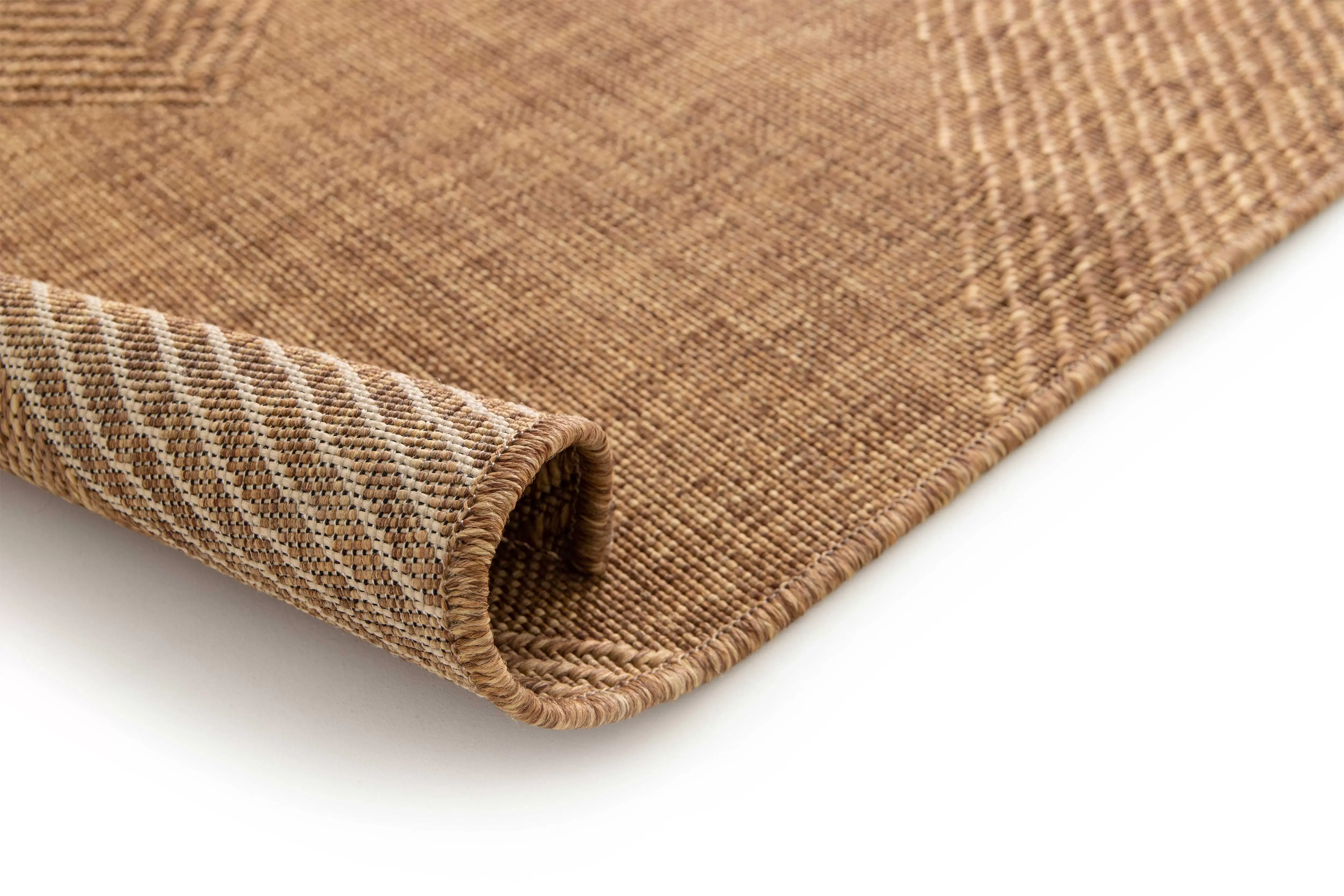 Illustration numéro 3 du produit Tapis d'extérieur effet jute marron 80x150 cm