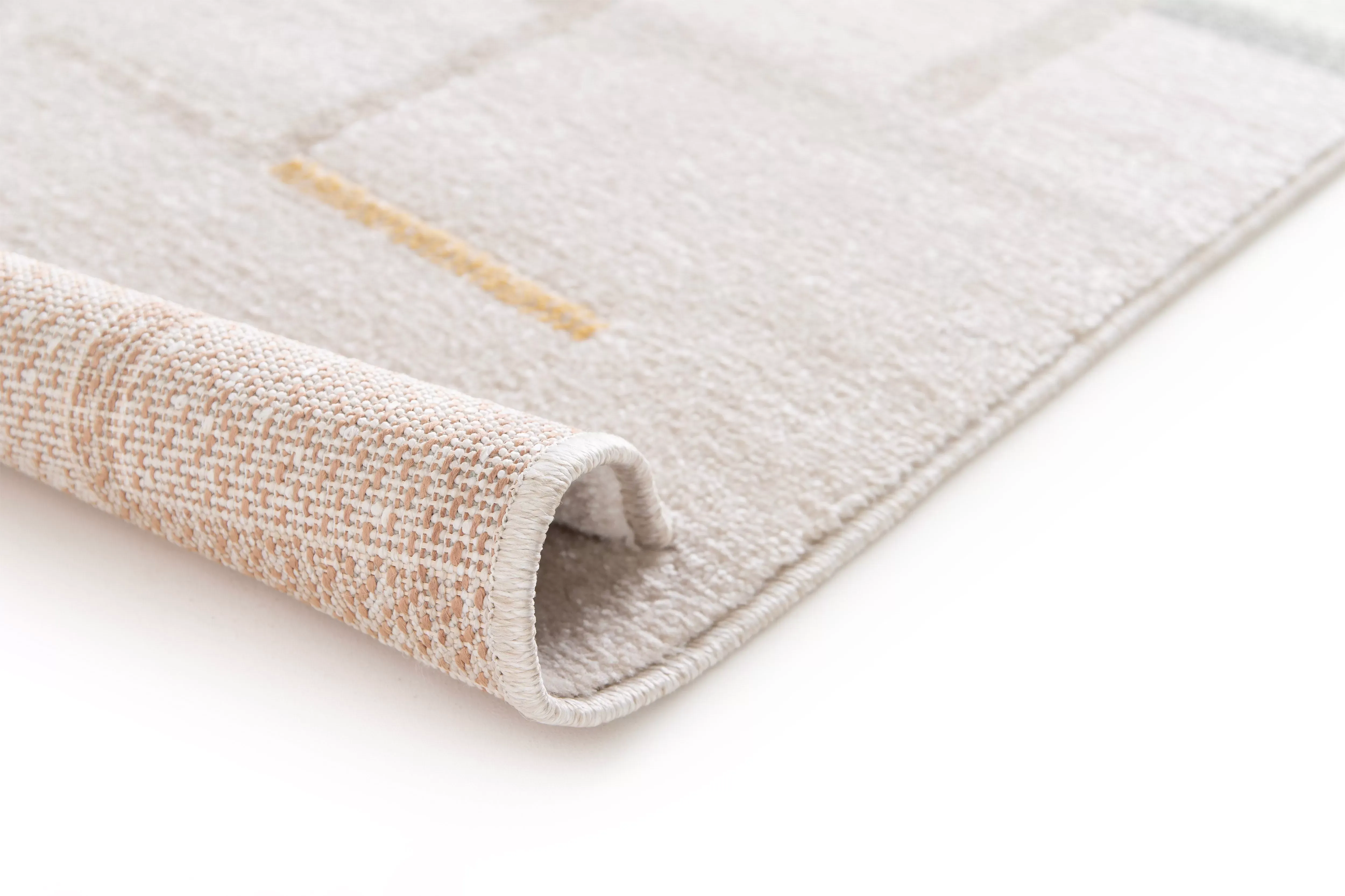 Illustration numéro 3 du produit Tapis géométrique beige/multicolore 120x170 cm