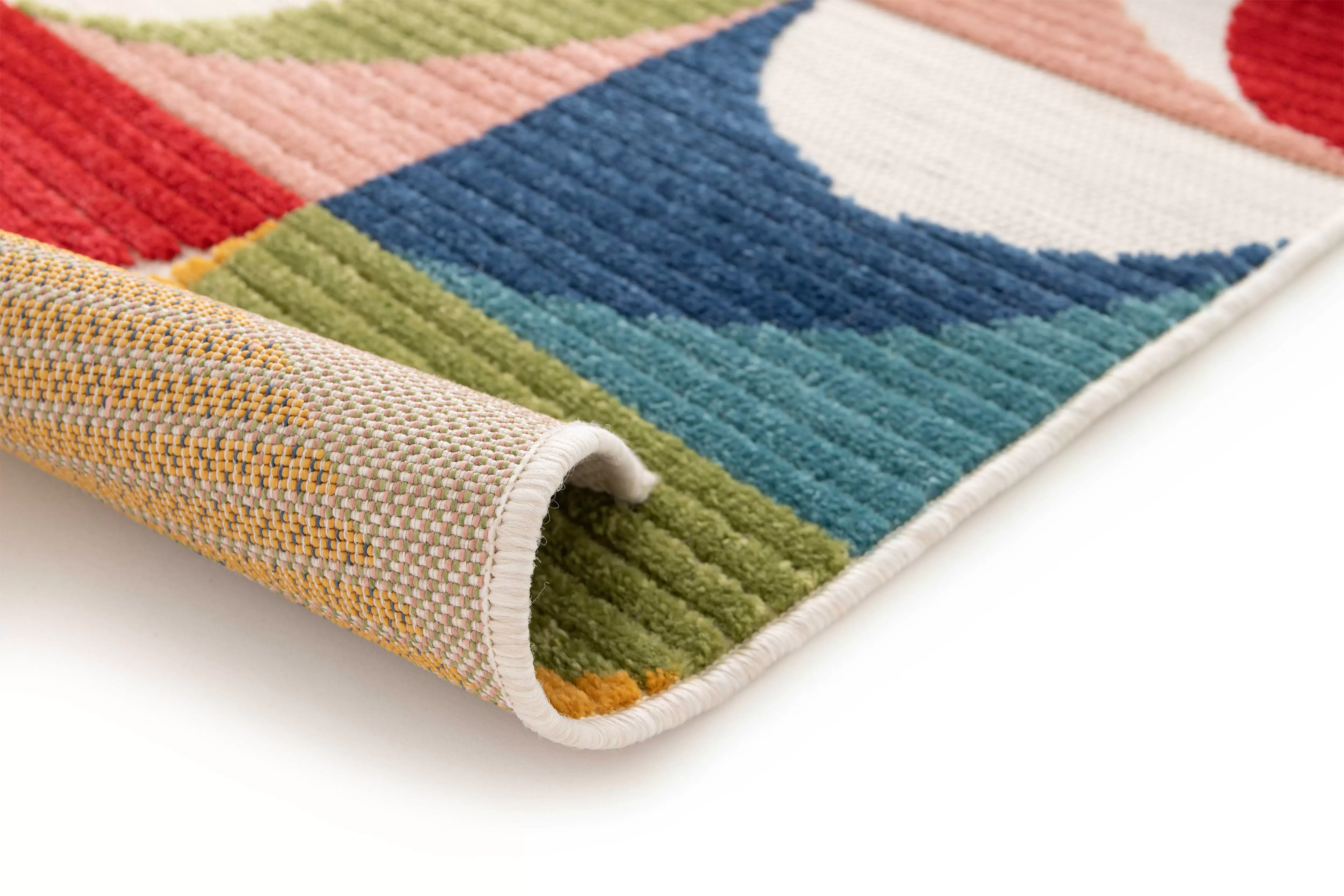 Illustration numéro 3 du produit Tapis d'extérieur a relief multicolore 160x230 cm