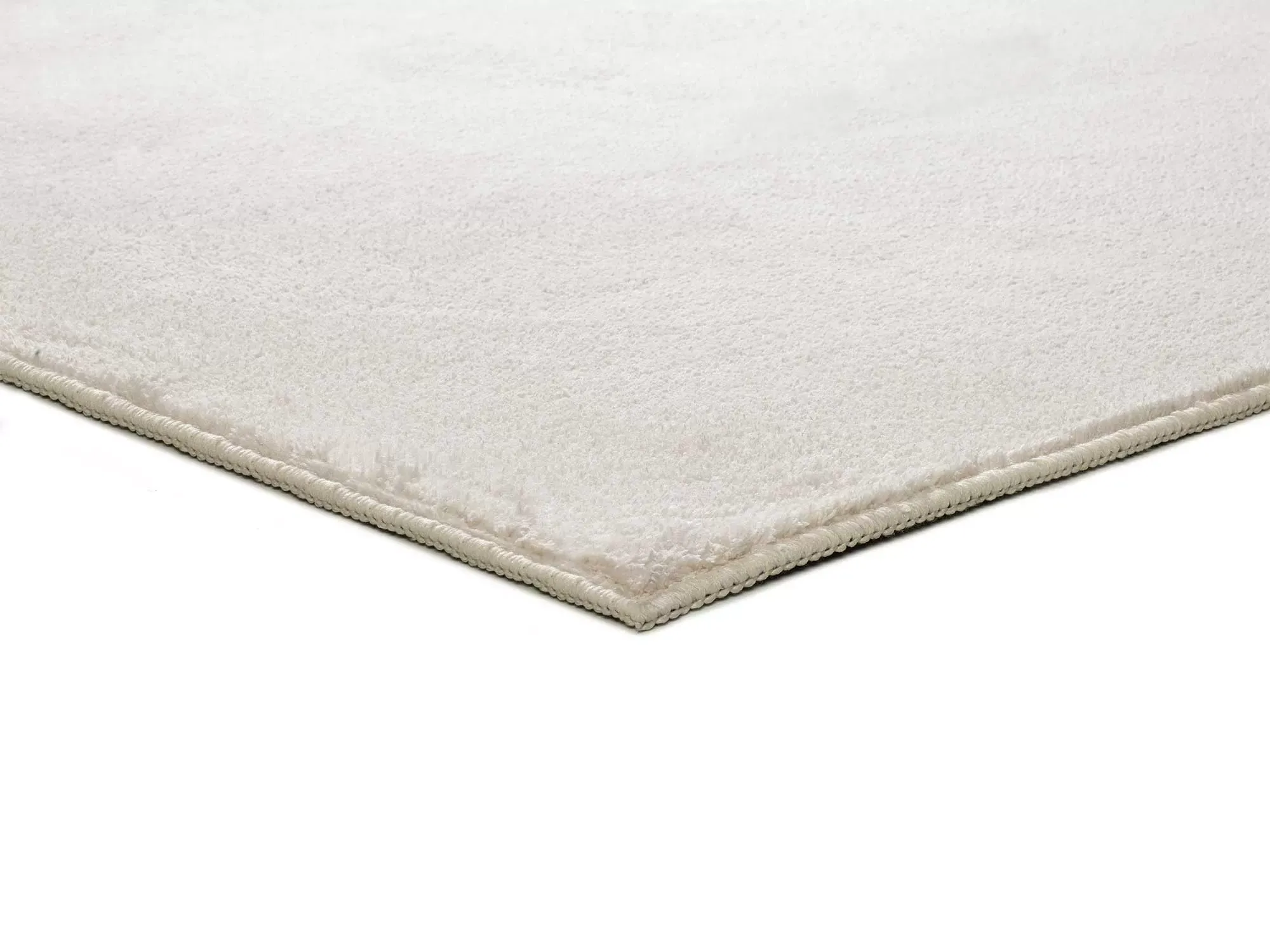 Illustration numéro 3 du produit Tapis descente de lit lavable blanc antidérapant 60x100 cm