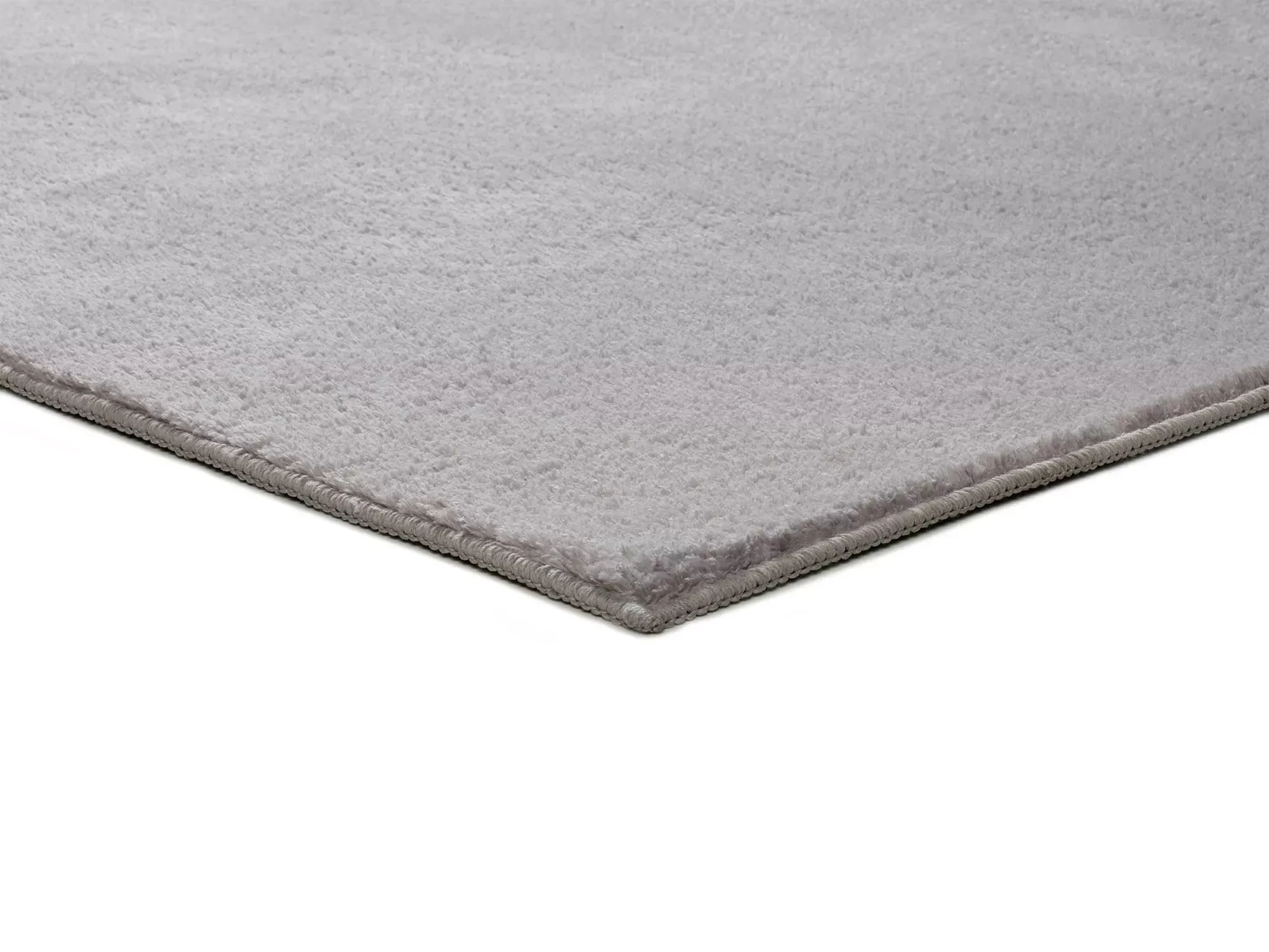 Illustration numéro 3 du produit Tapis descente de lit lavable gris antidérapant 60x100 cm