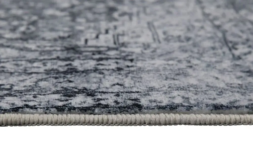 Illustration numéro 3 du produit Tapis de bain gris motif classique vintage imprimé  60x100