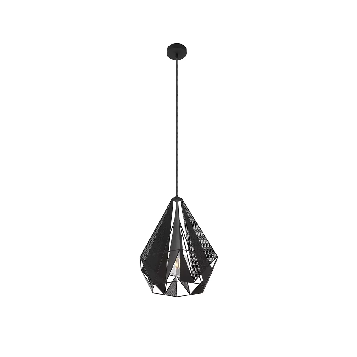 Illustration numéro 3 du produit Suspension en acier noir