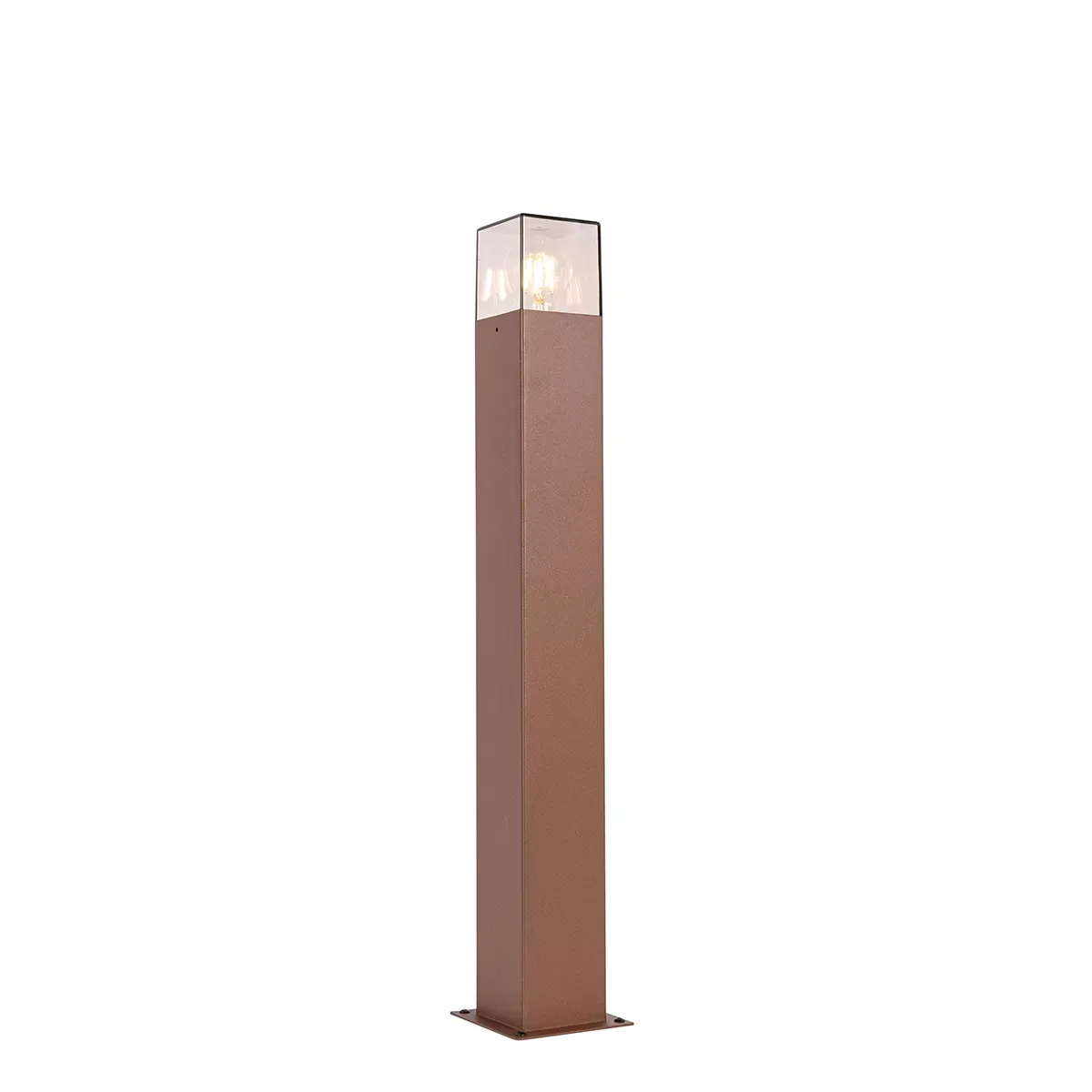 Illustration numéro 3 du produit Lampadaire extérieur en aluminium brun rouille