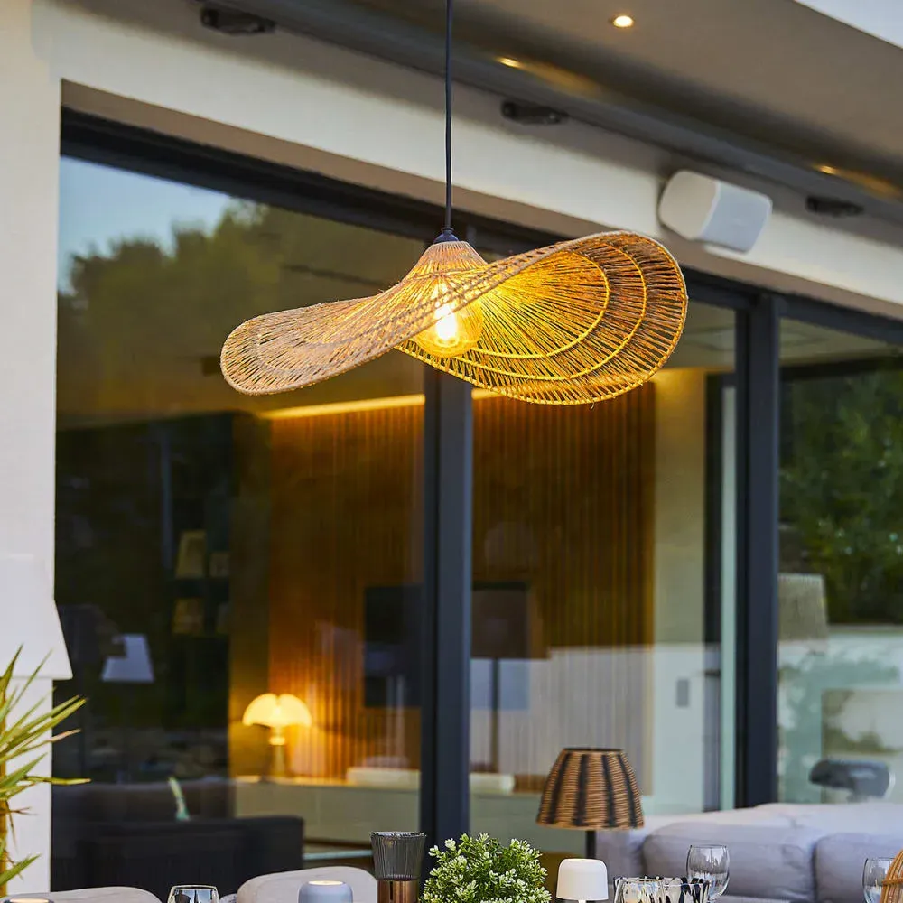 Illustration numéro 3 du produit Suspension secteur Jute Beige D63CM