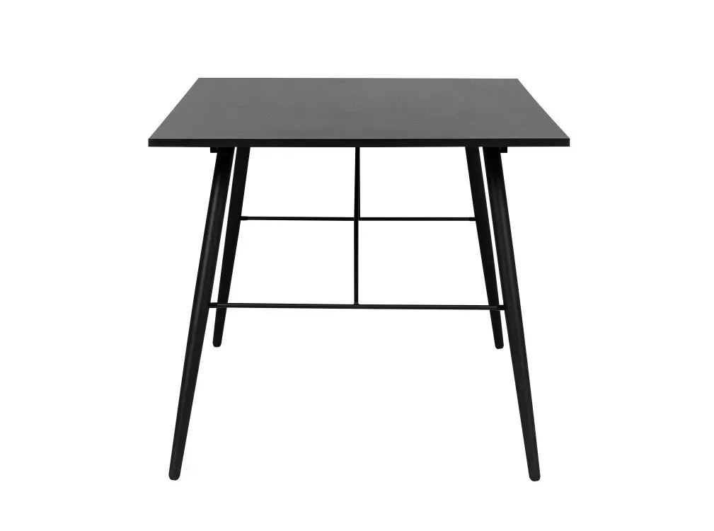 Illustration numéro 3 du produit Table à manger avec pieds métal noir - 160x90 cm