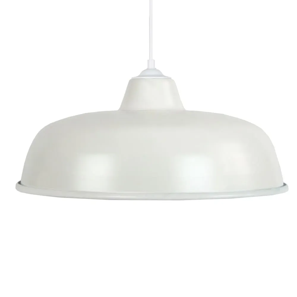 Illustration numéro 3 du produit Suspension  métal,Blanc  ,H 75xD 32x P 32cm