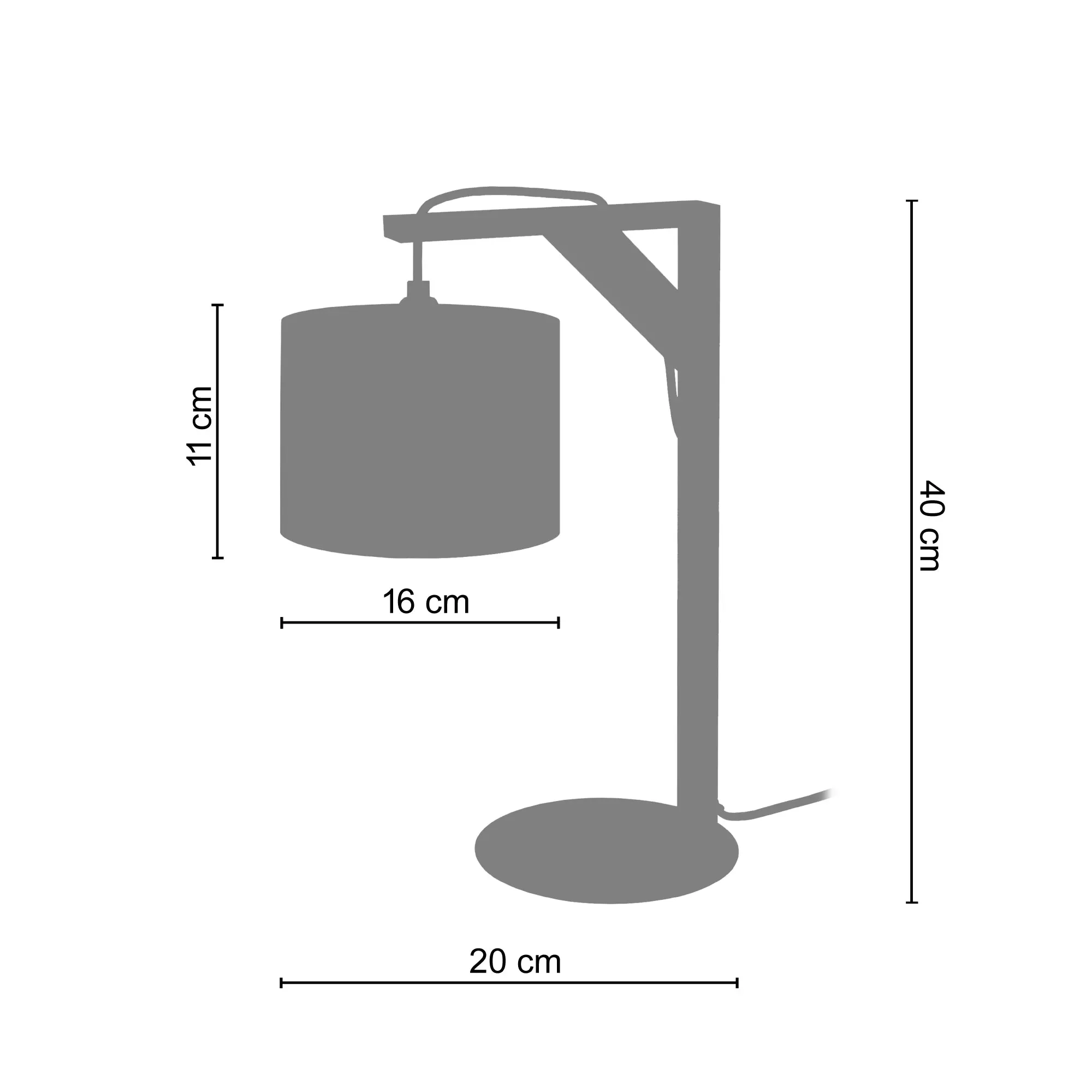 Illustration numéro 3 du produit Lampes à poser  bois, naturel, H40xD16xP20cm