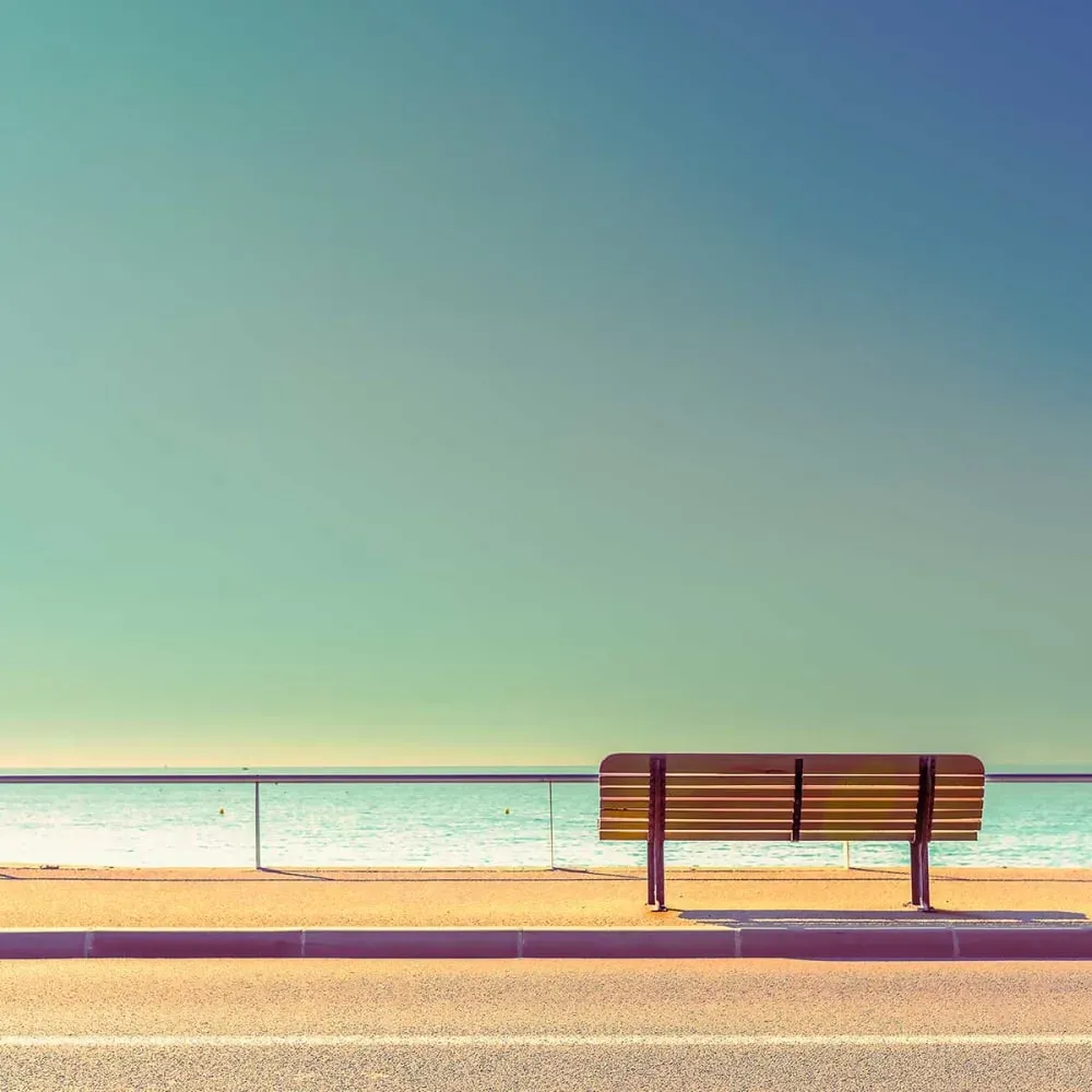 Illustration numéro 3 du produit Tableau pause balnéaire impression sur aluminium 120x80 cm