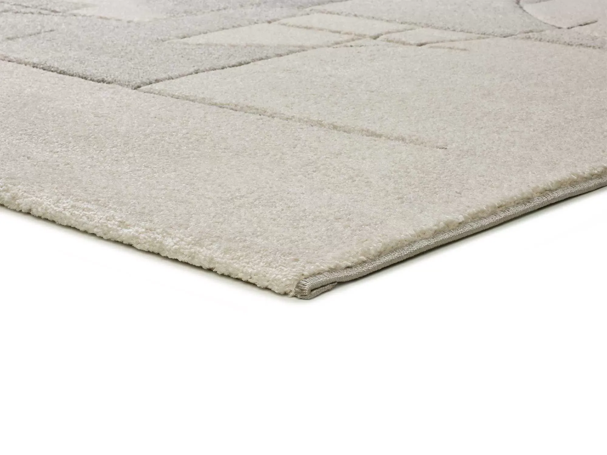 Illustration numéro 3 du produit Tapis géométrique crème 120x170 cm