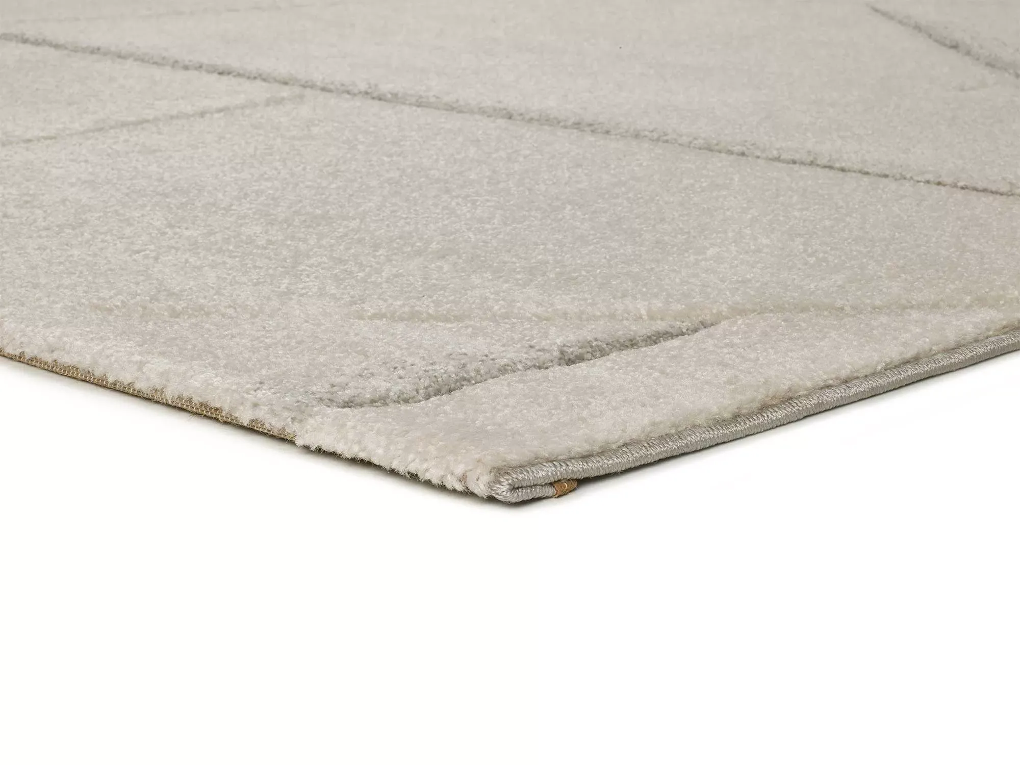 Illustration numéro 3 du produit Tapis géométrique crème 160x230 cm