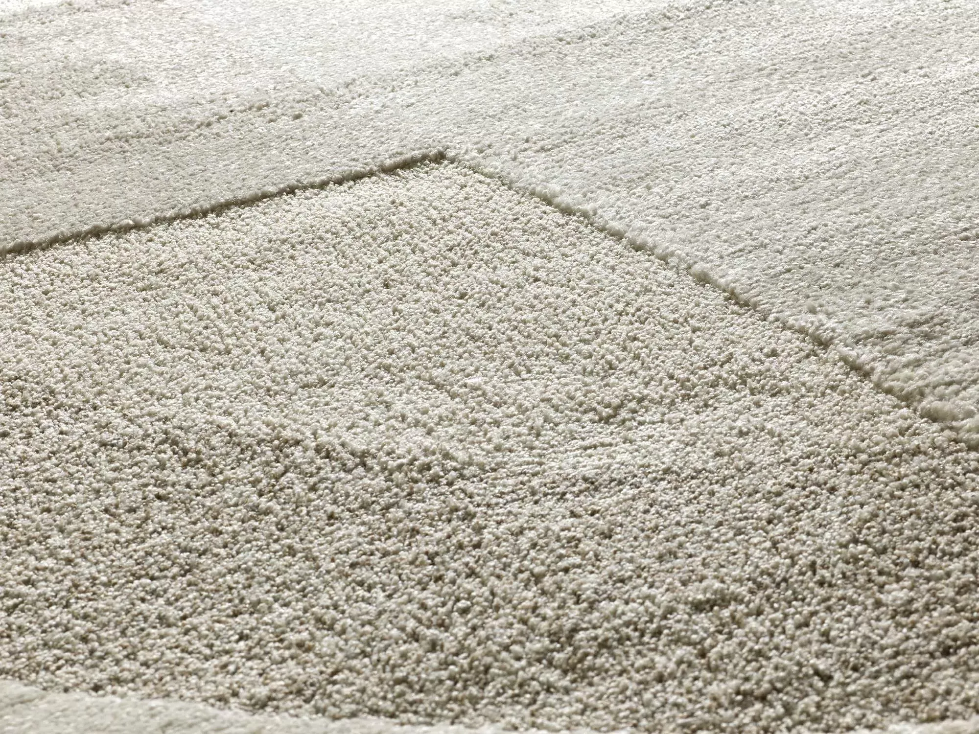 Illustration numéro 3 du produit Tapis à relief moderne crème/gris 80x150 cm