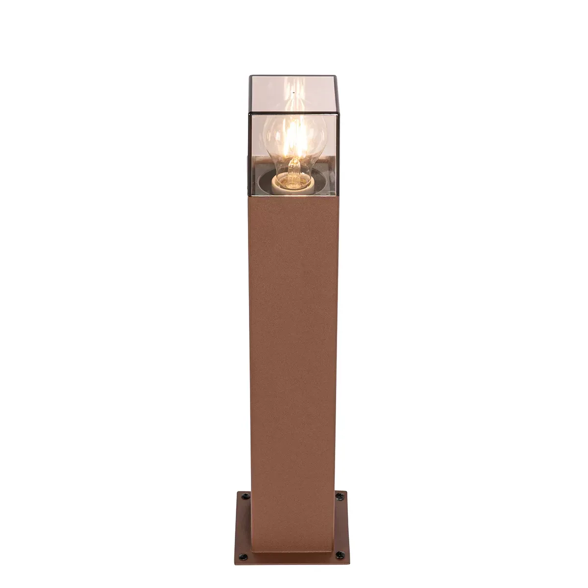 Illustration numéro 3 du produit Lampadaire extérieur en aluminium brun rouille