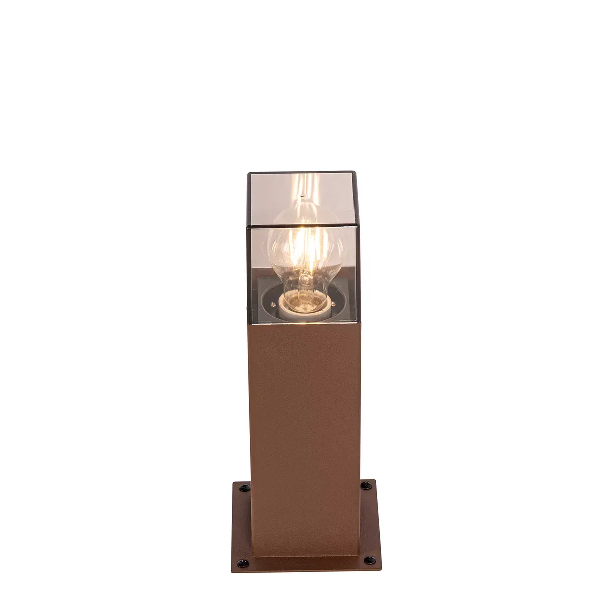 Illustration numéro 3 du produit Lampadaire extérieur en aluminium brun rouille