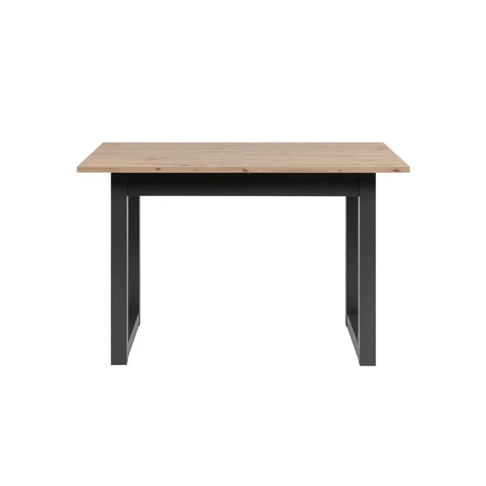 Illustration numéro 3 du produit Table à manger extensible décor chêne 4 à 6 personnes L120/160 cm