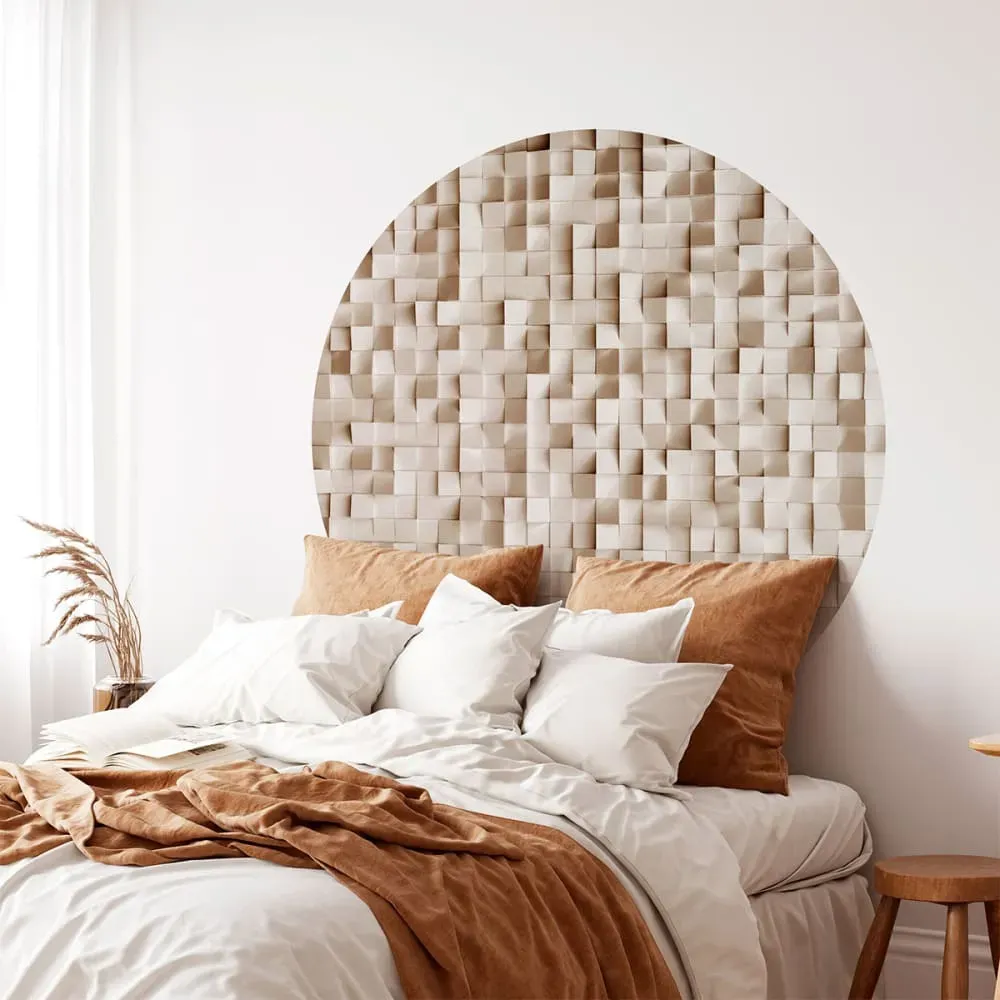 Illustration numéro 3 du produit Papier Peint fresque mosaïque 90x90cm