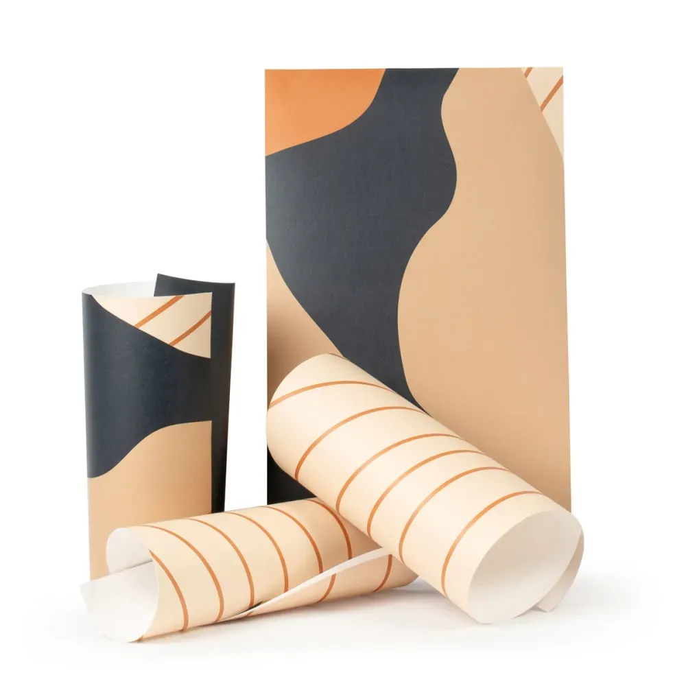 Illustration numéro 3 du produit Papier Peint arche montagnes au crépuscule 100x60cm