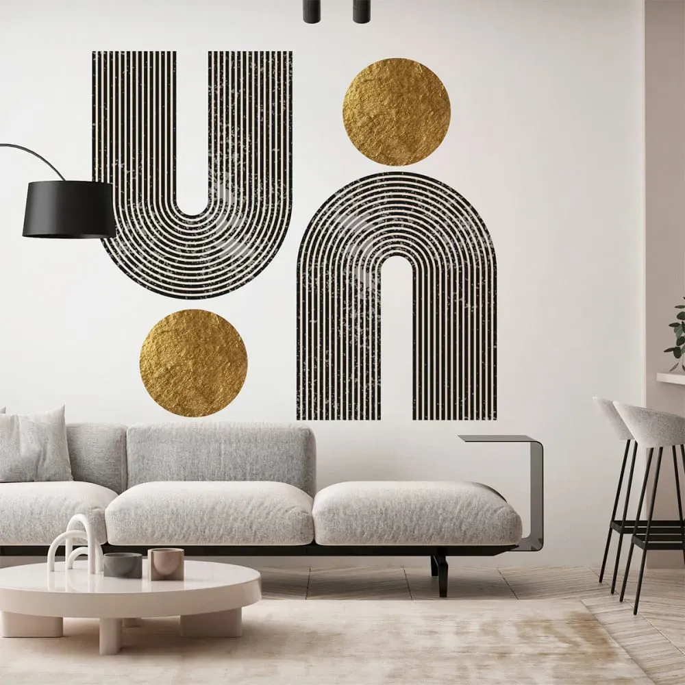 Illustration numéro 3 du produit Papier Peint arches abstraites aztec 160x120cm