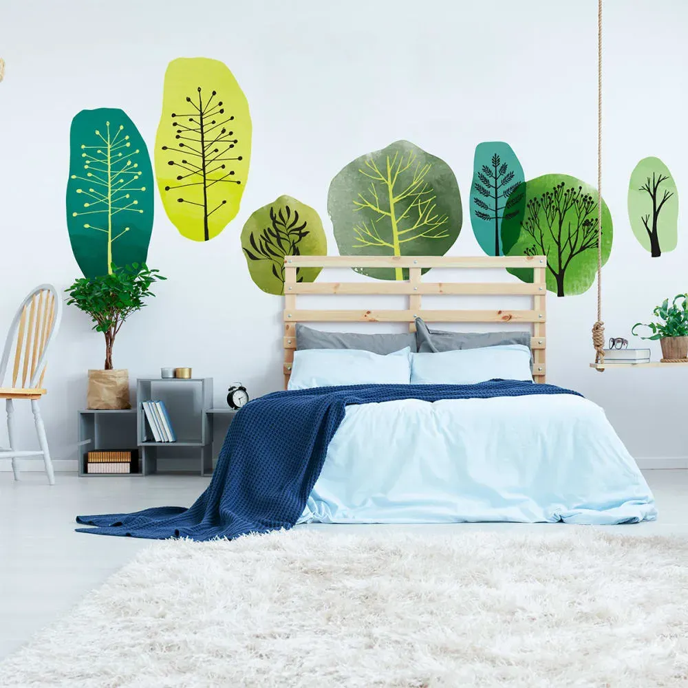 Illustration numéro 3 du produit Papier Peint nature arbres 130x120cm