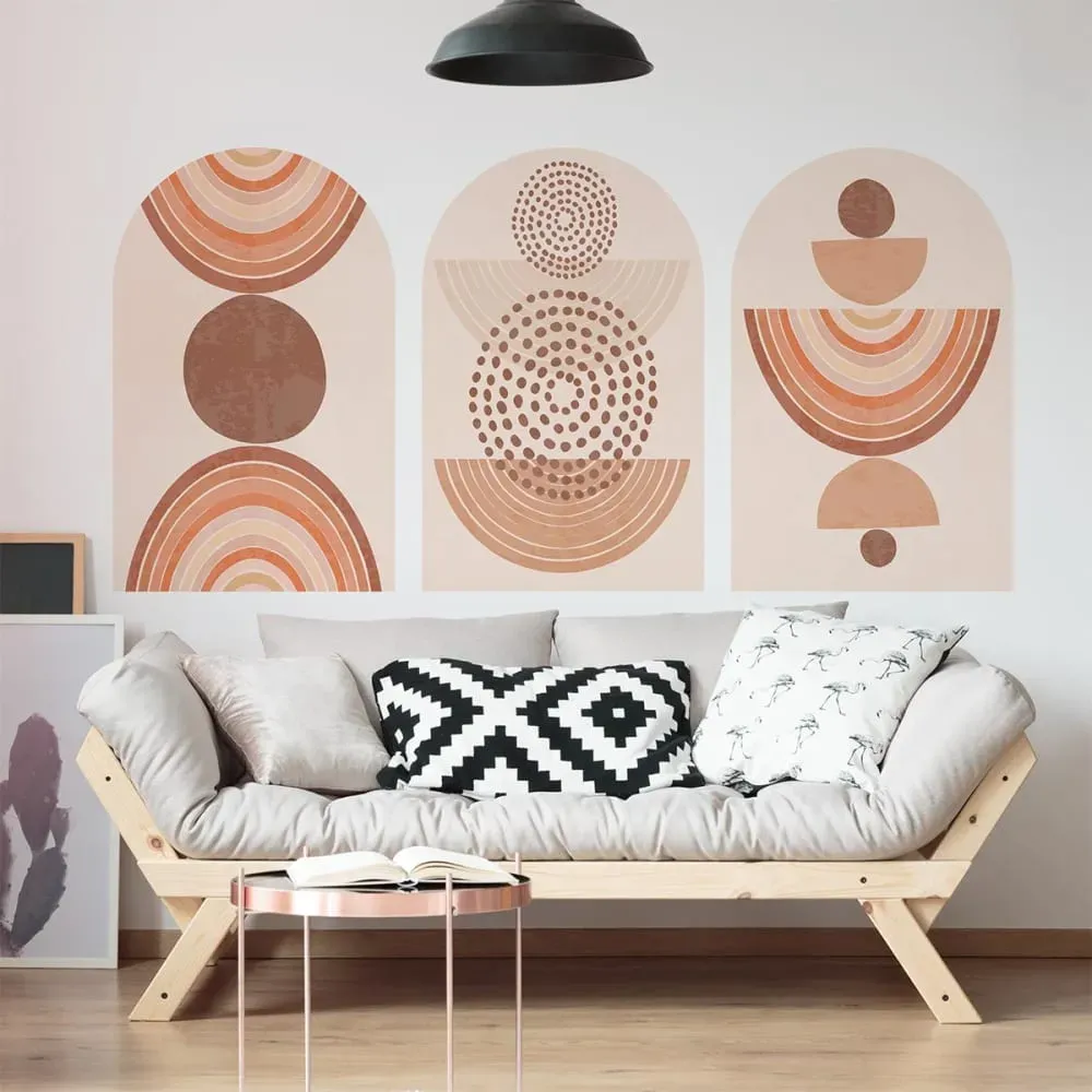 Illustration numéro 3 du produit Papier Peint arches ethniques 115x90cm