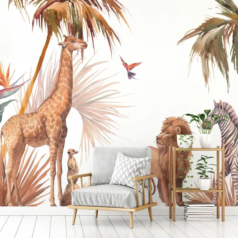 Illustration numéro 3 du produit Papier Peint jungle équatoriale 280x240cm