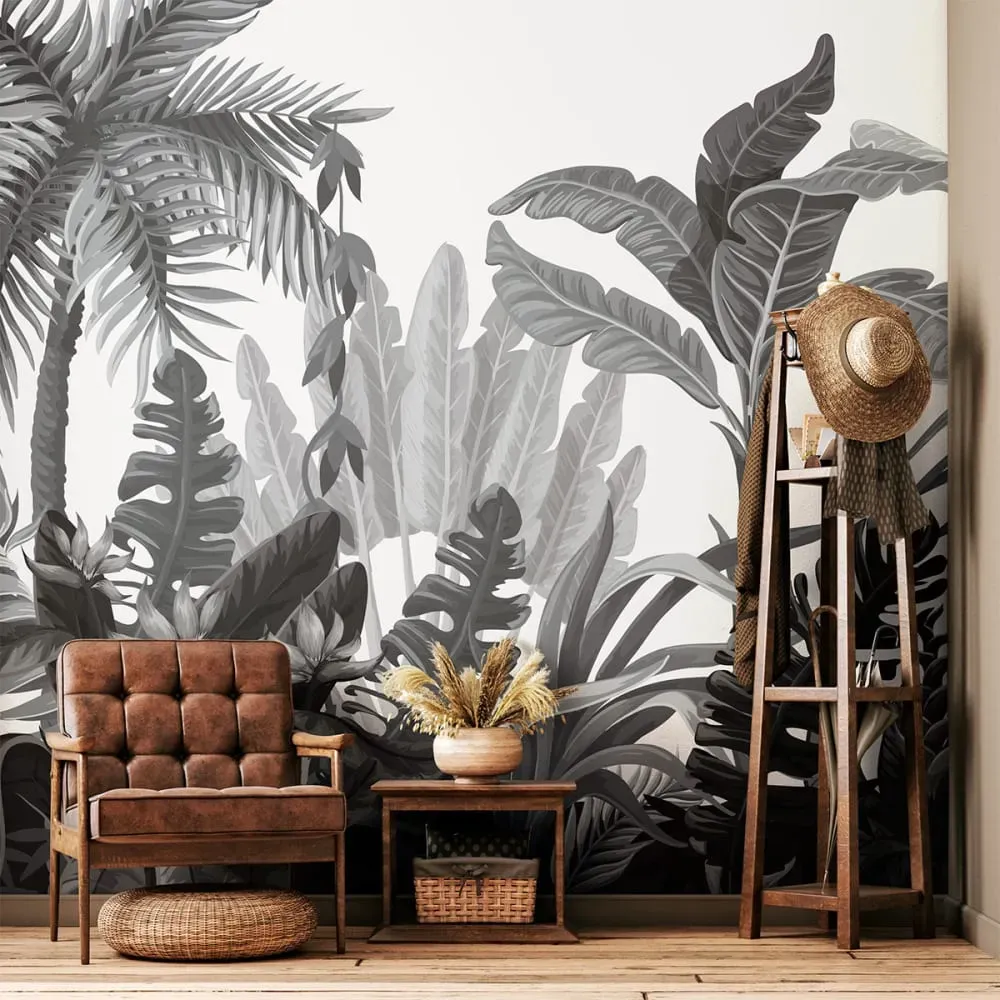 Illustration numéro 3 du produit Papier Peint jungle tropicale humide 250x240cm