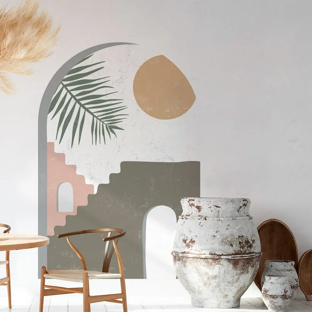 Illustration numéro 3 du produit Papier Peint fresque arche vue égyptienne 175x120cm