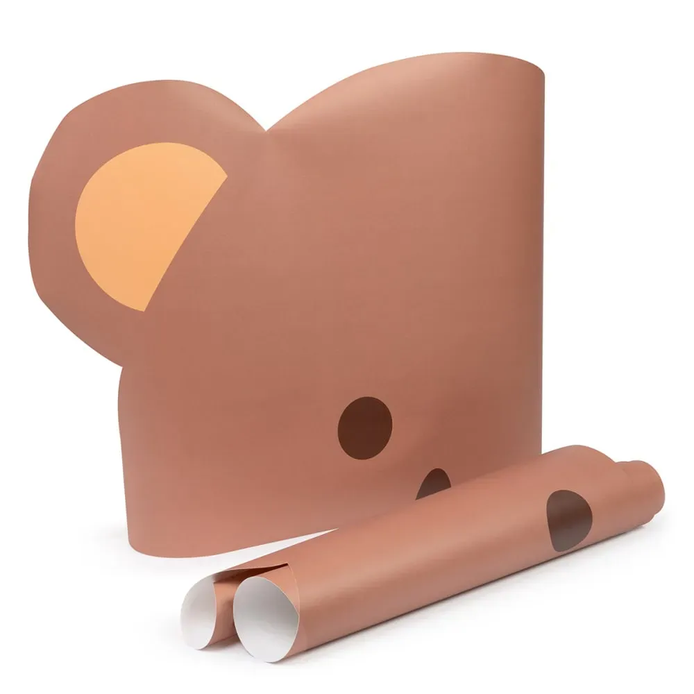 Illustration numéro 3 du produit Papier Peint ourson 57x60cm