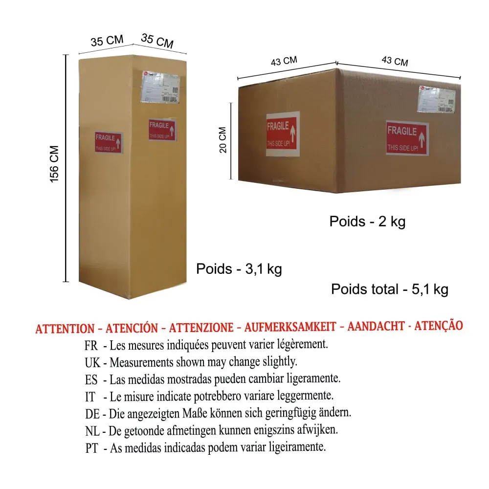 Illustration numéro 3 du produit Lampadaire  bois,Rose ,H165xD40xP40cm