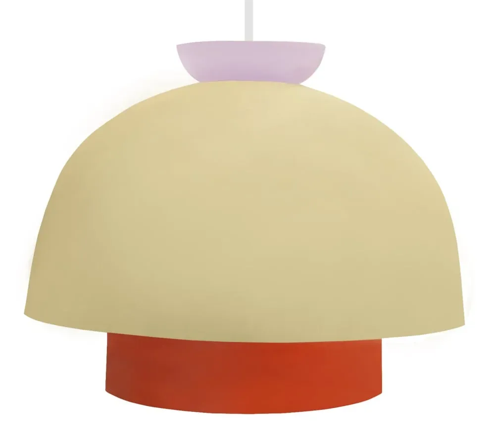 Illustration numéro 3 du produit Suspension métal H110cm beige;Abat-jour:    beige