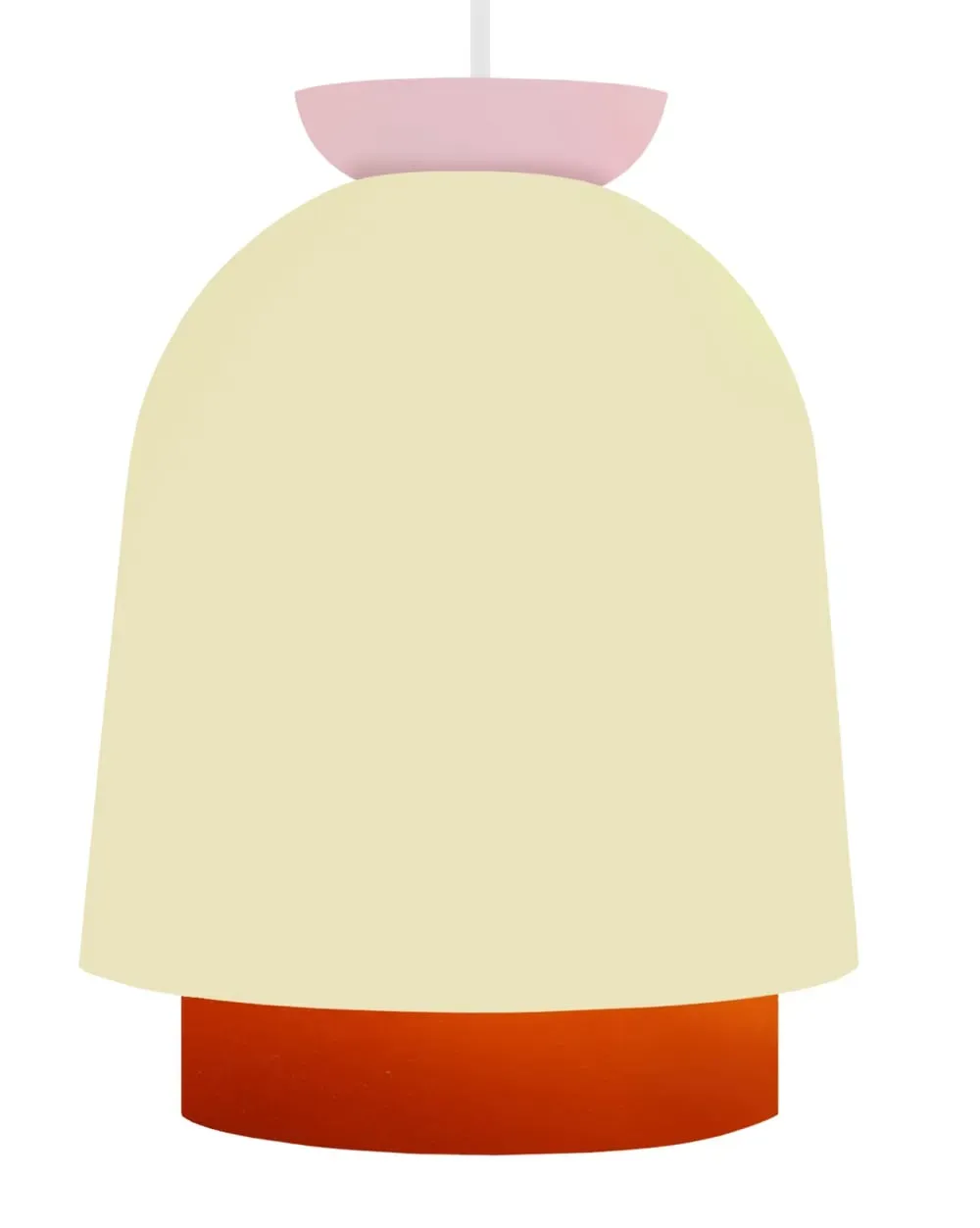 Illustration numéro 3 du produit Suspension métal H110cm beige  ;Abat-jour: beige