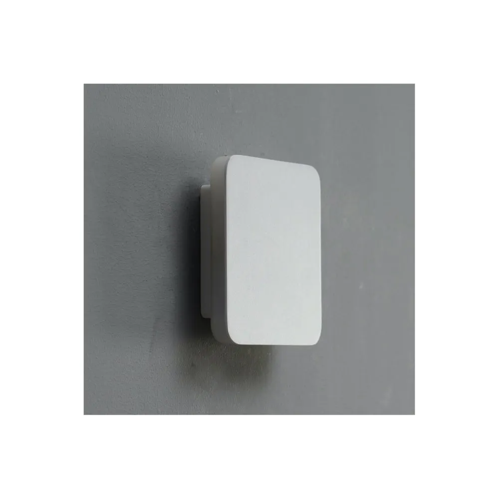 Illustration numéro 3 du produit Applique en aluminium et acrylique Blanc 13 cm