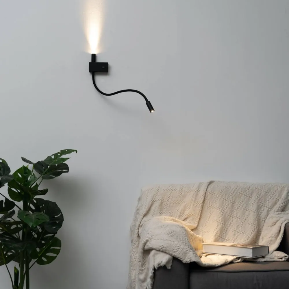 Illustration numéro 3 du produit Applique en métal et aluminium Noir 37 cm