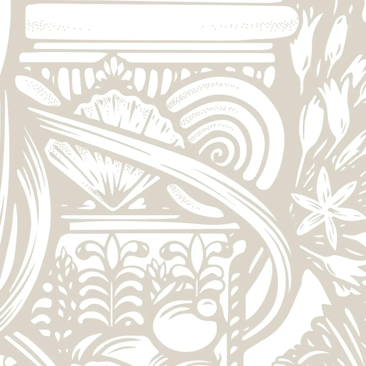 Illustration numéro 3 du produit Papier peint panoramique atlante beige 225x250cm