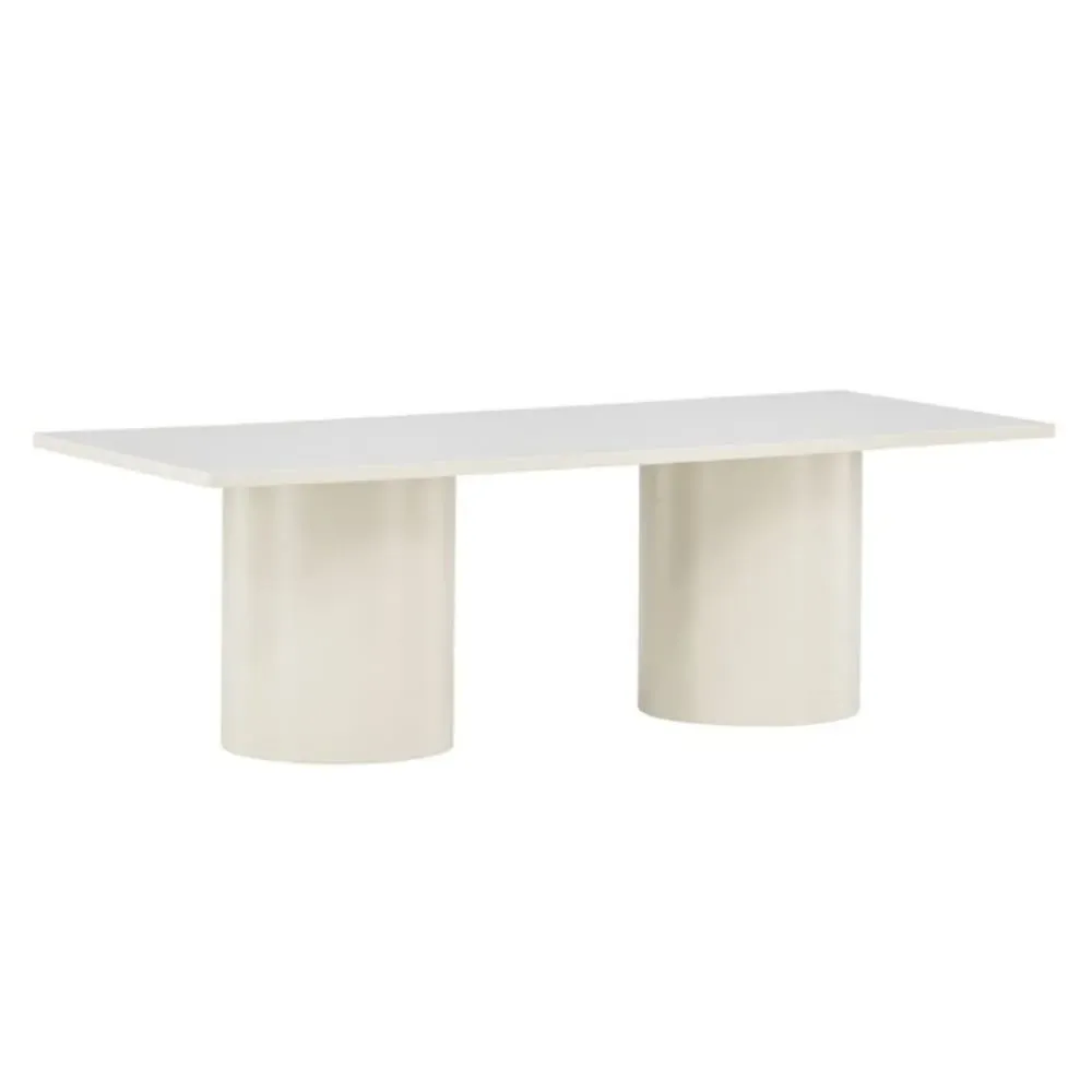 Illustration numéro 3 du produit Table basse en bois 120x50cm - Beige