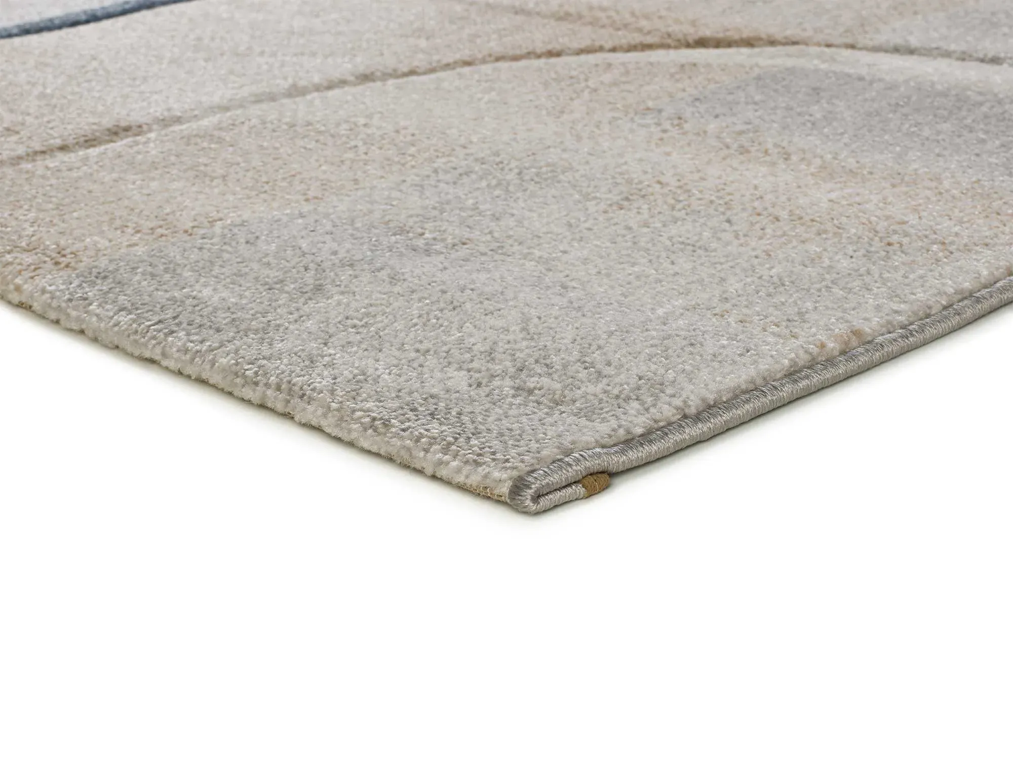 Illustration numéro 3 du produit Tapis moderne bleu/beige/gris 80x150 cm