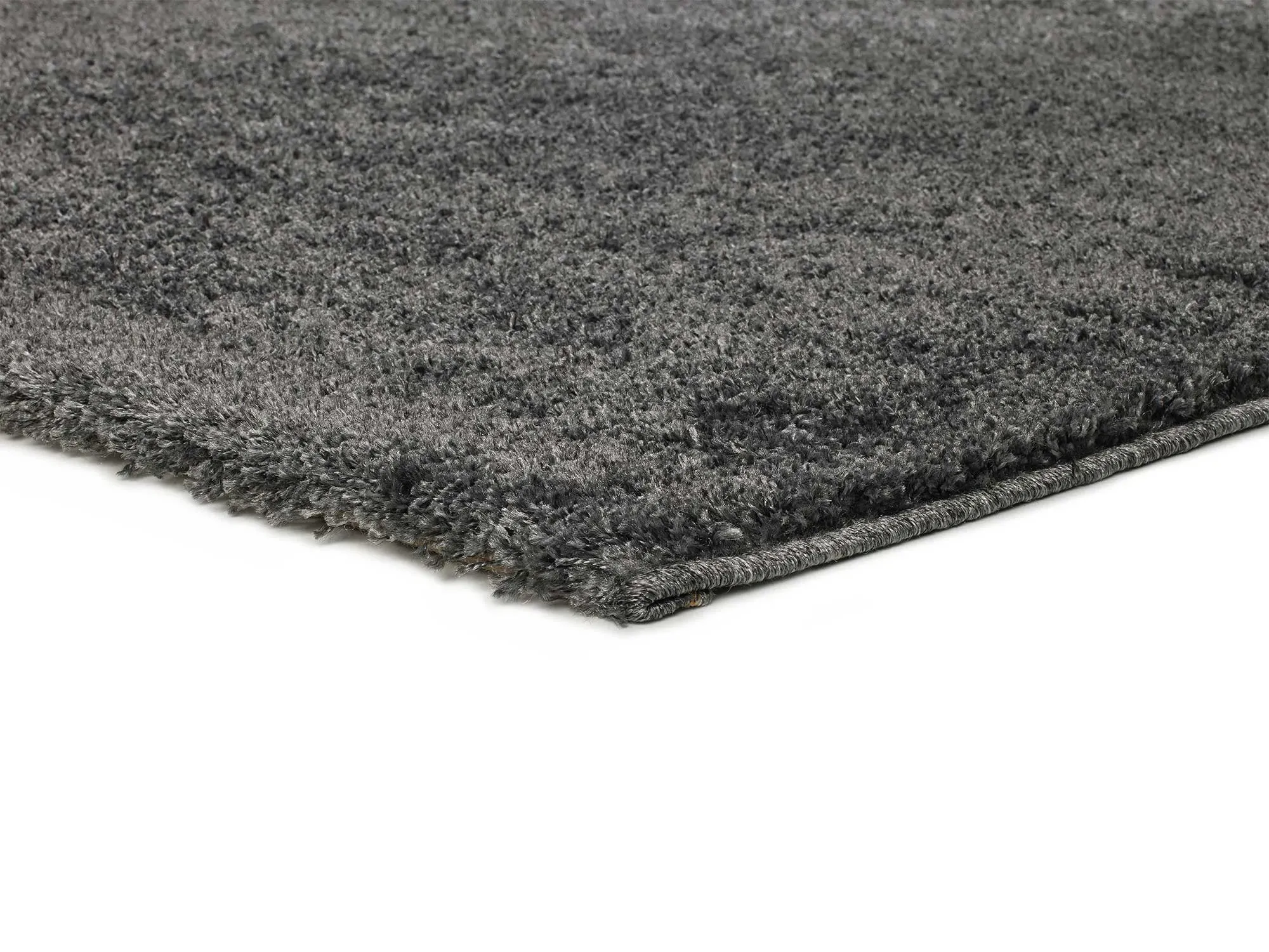 Illustration numéro 3 du produit Tapis descente de lit shaggy anthracite 60x120 cm