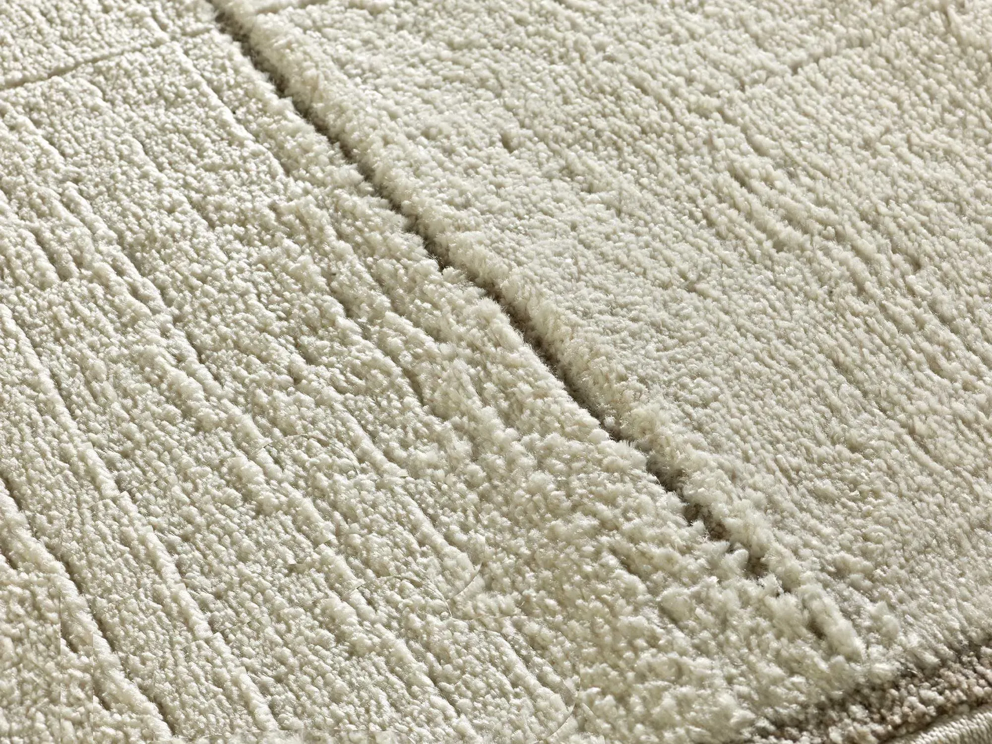 Illustration numéro 3 du produit Tapis à relief scandinave crème/rouille 120x170 cm