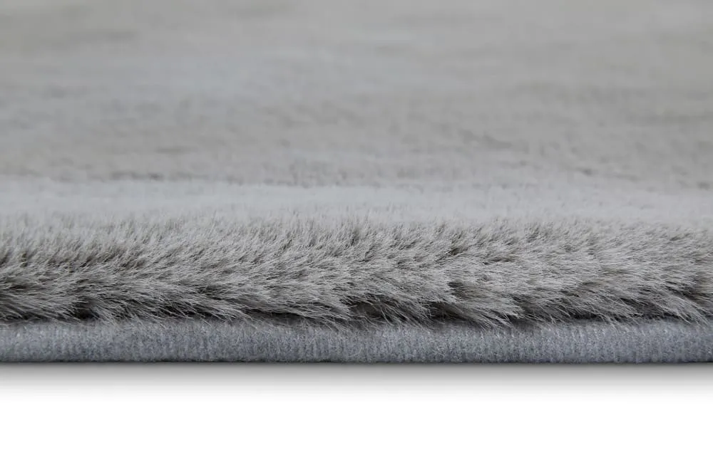 Illustration numéro 3 du produit Tapis de bain doux tufté gris 70x120
