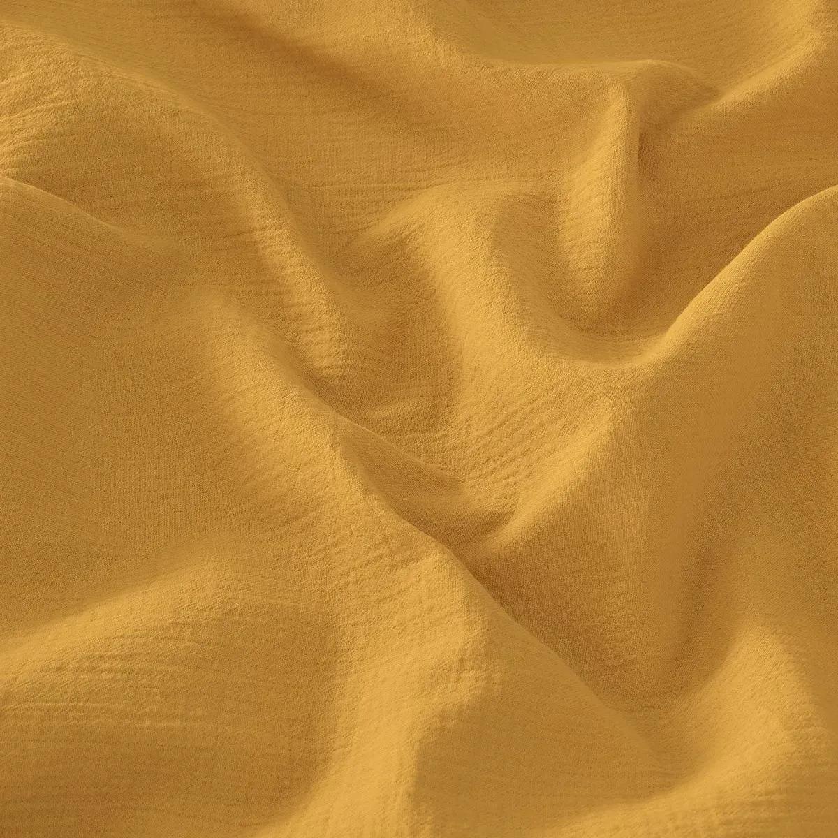 Illustration numéro 3 du produit Plaid gaze de coton  miel 130x170 cm